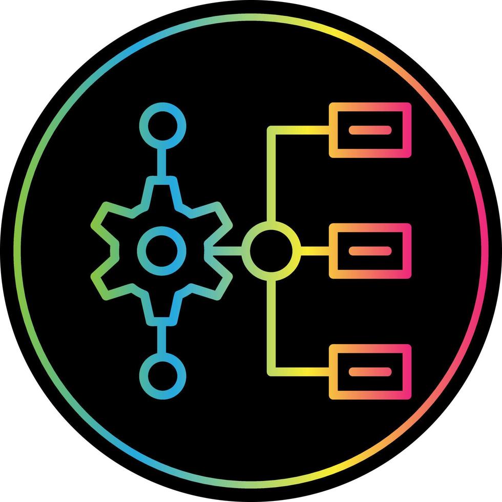 Workflow Vector Icon Design
