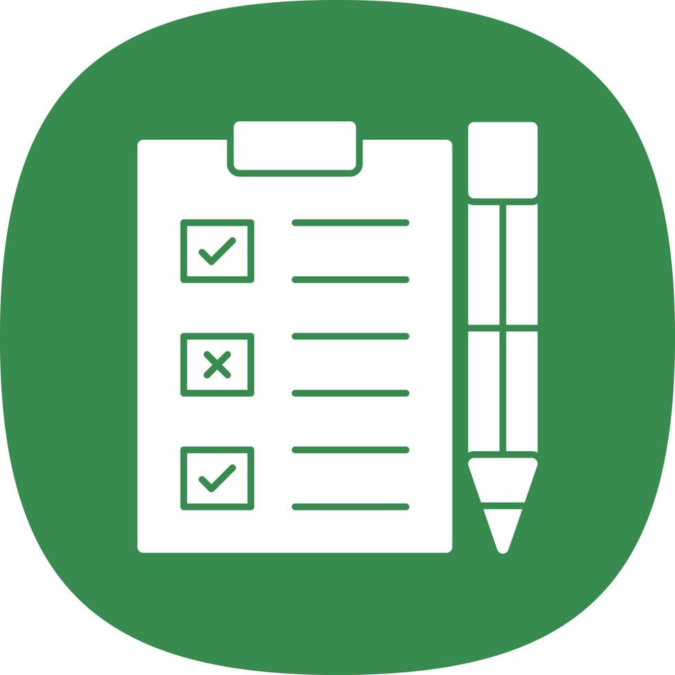 Assessment Vector Icon Design