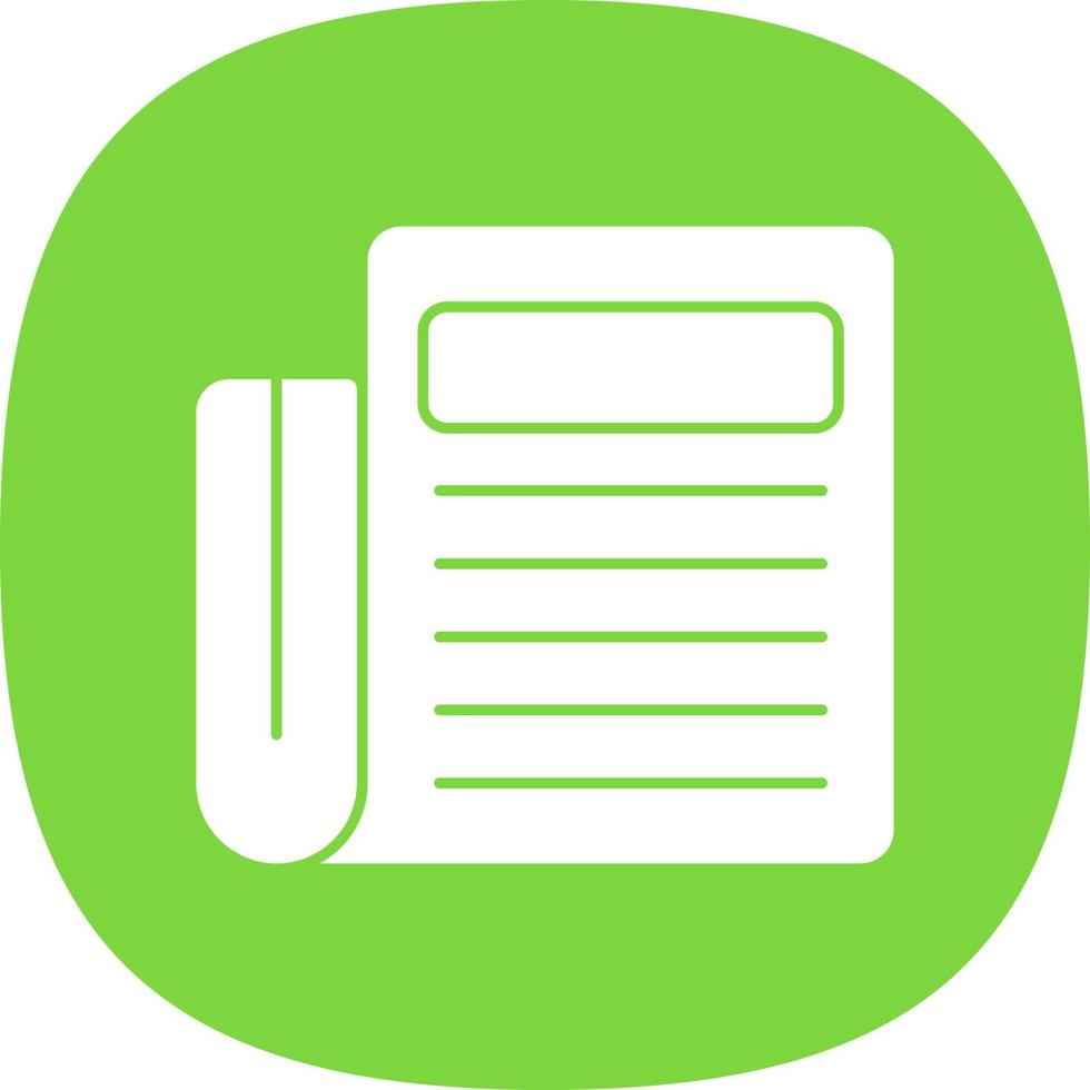 Journalism Vector Icon Design