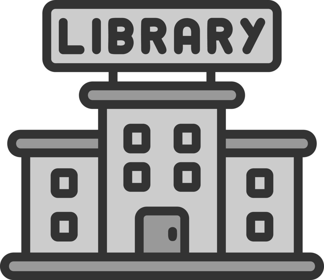 Library Vector Icon Design