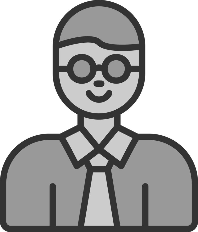 Professor Vector Icon Design