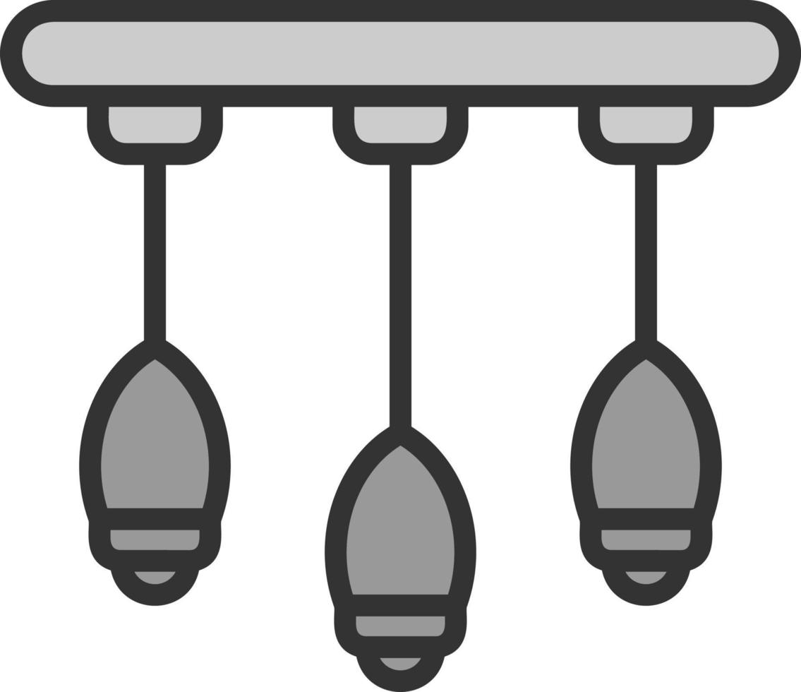 Chandelier Vector Icon Design