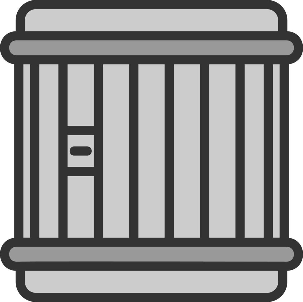 Jail Vector Icon Design