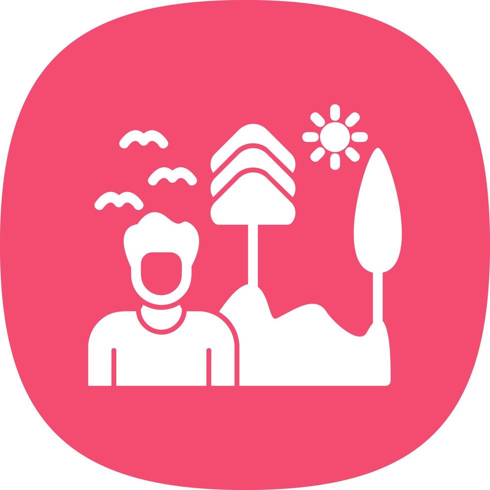 Adventurer Vector Icon Design