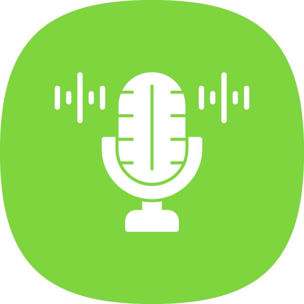 Voice Recorder Vector Icon Design