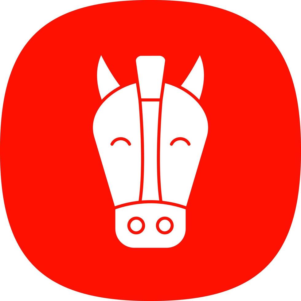 diseño de icono de vector de caballo