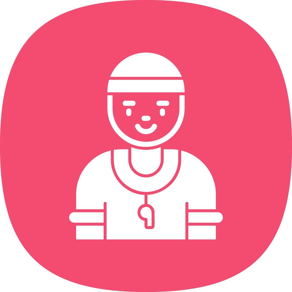 Trainer Vector Icon Design