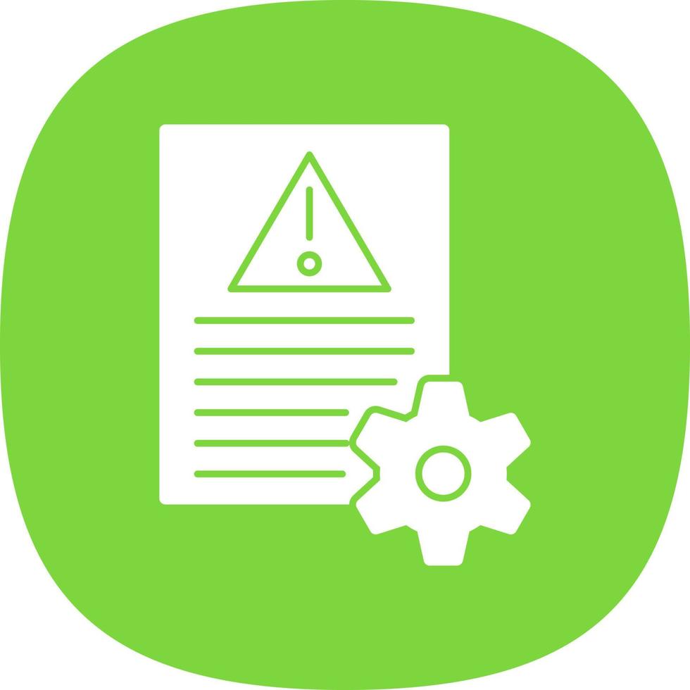 Risk Management Vector Icon Design