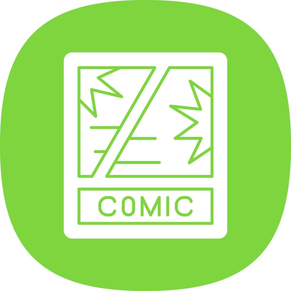 Comic Book Vector Icon Design