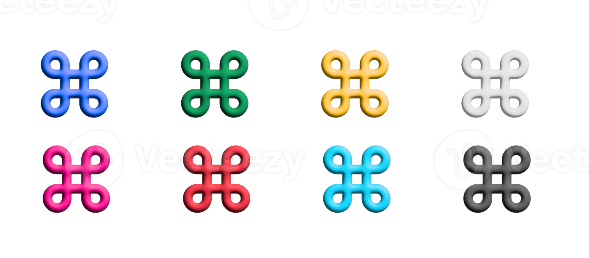 command icon set, colored symbols graphic elements 16617334 PNG