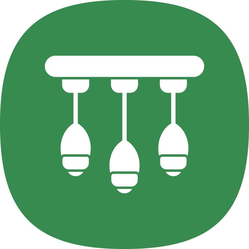 Chandelier Vector Icon Design