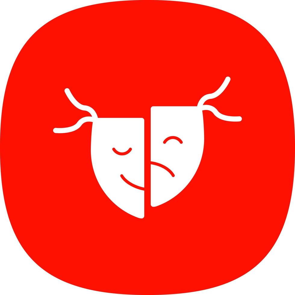 Tragedy Vector Icon Design