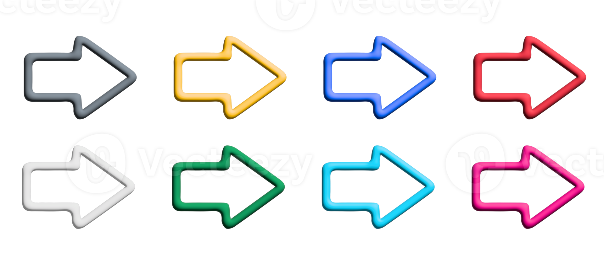 arrow colored icons design with elements for mobile concepts and web apps. collection modern infographic and pictogram. png