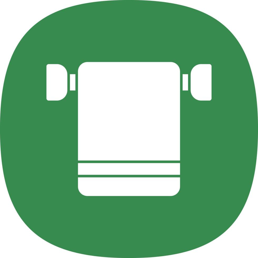 Towel Rack Vector Icon Design