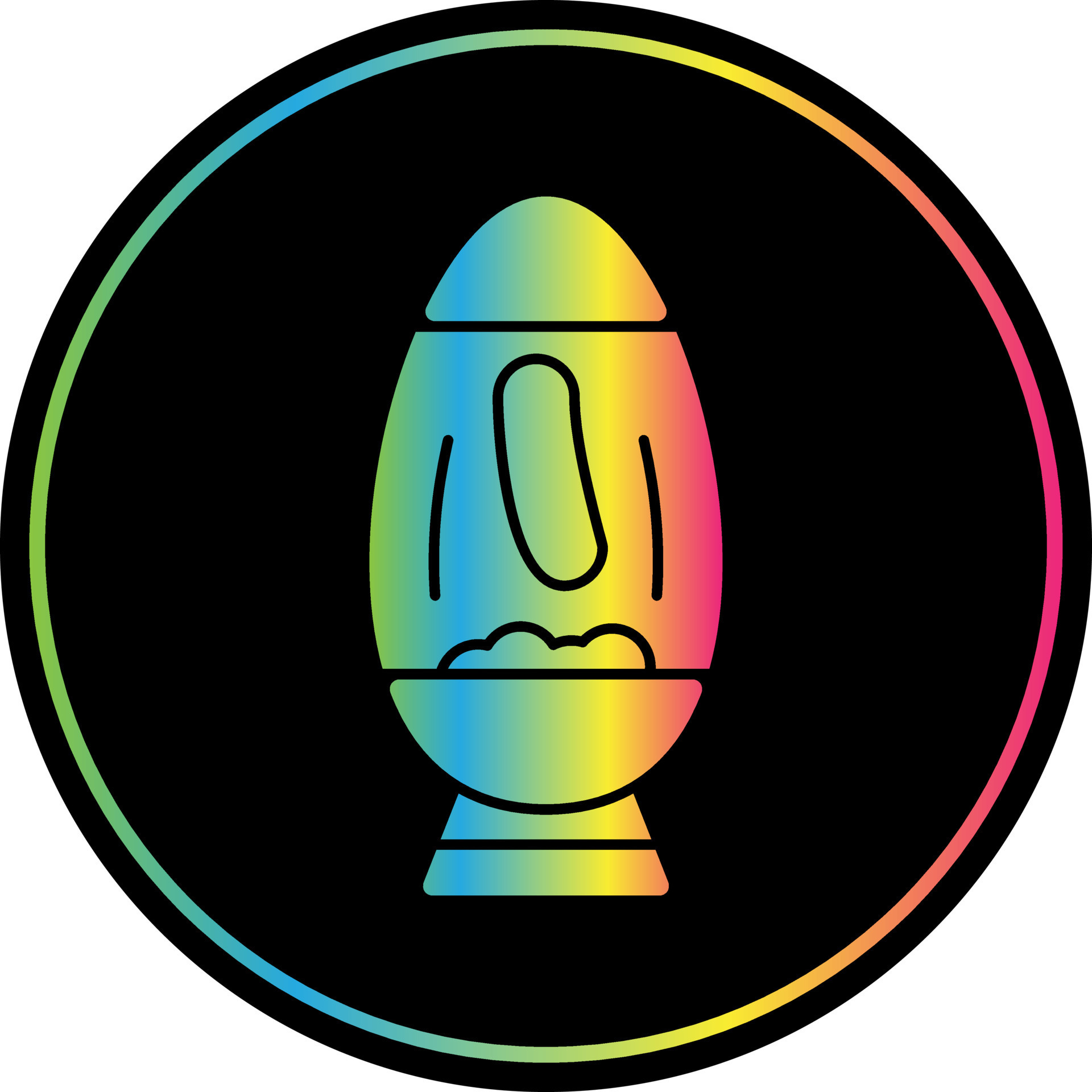 Lava Lamp Vector Icon Design 16617593 Vector Art at Vecteezy