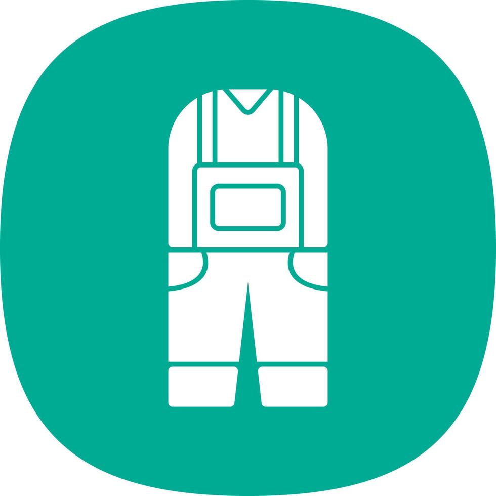 Coverall Vector Icon Design