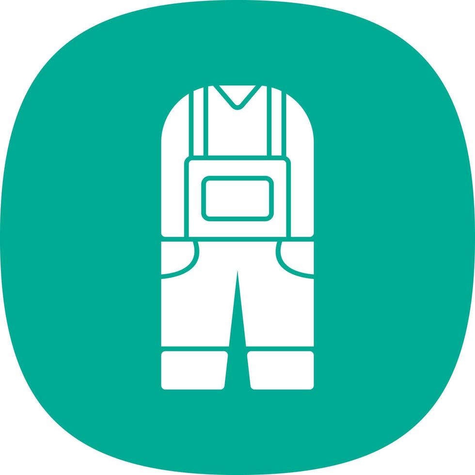 Coverall Vector Icon Design