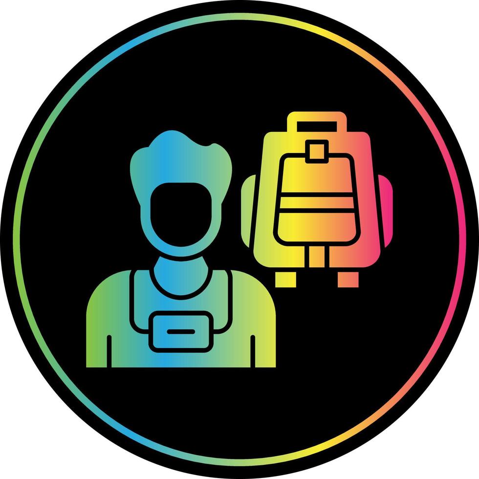 Tourist Vector Icon Design