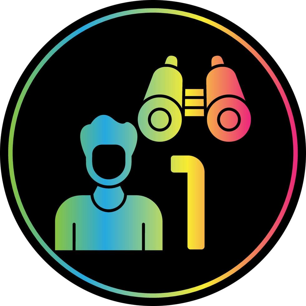 Hiker Vector Icon Design