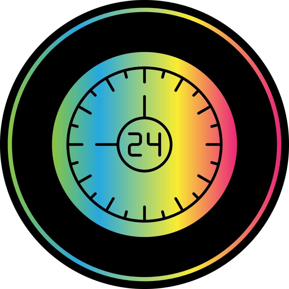 24h Vector Icon Design