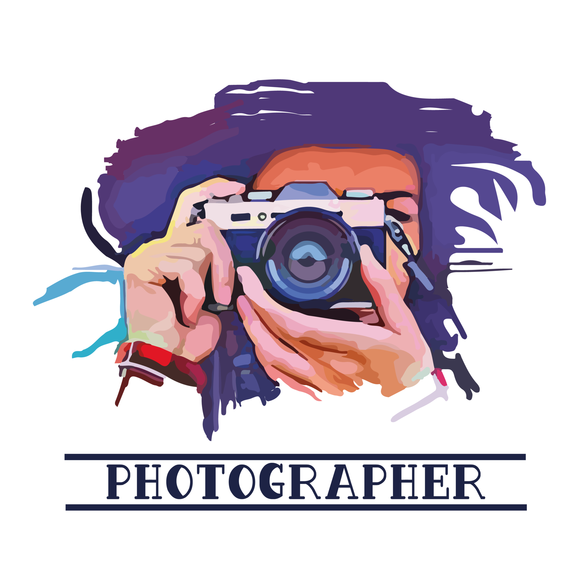 Colorful Logo photographer 16617795 PNG