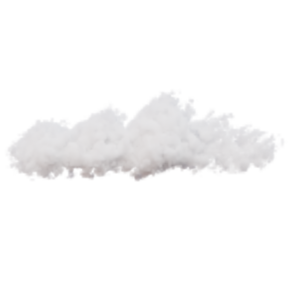 nube elemento 3d rendere png