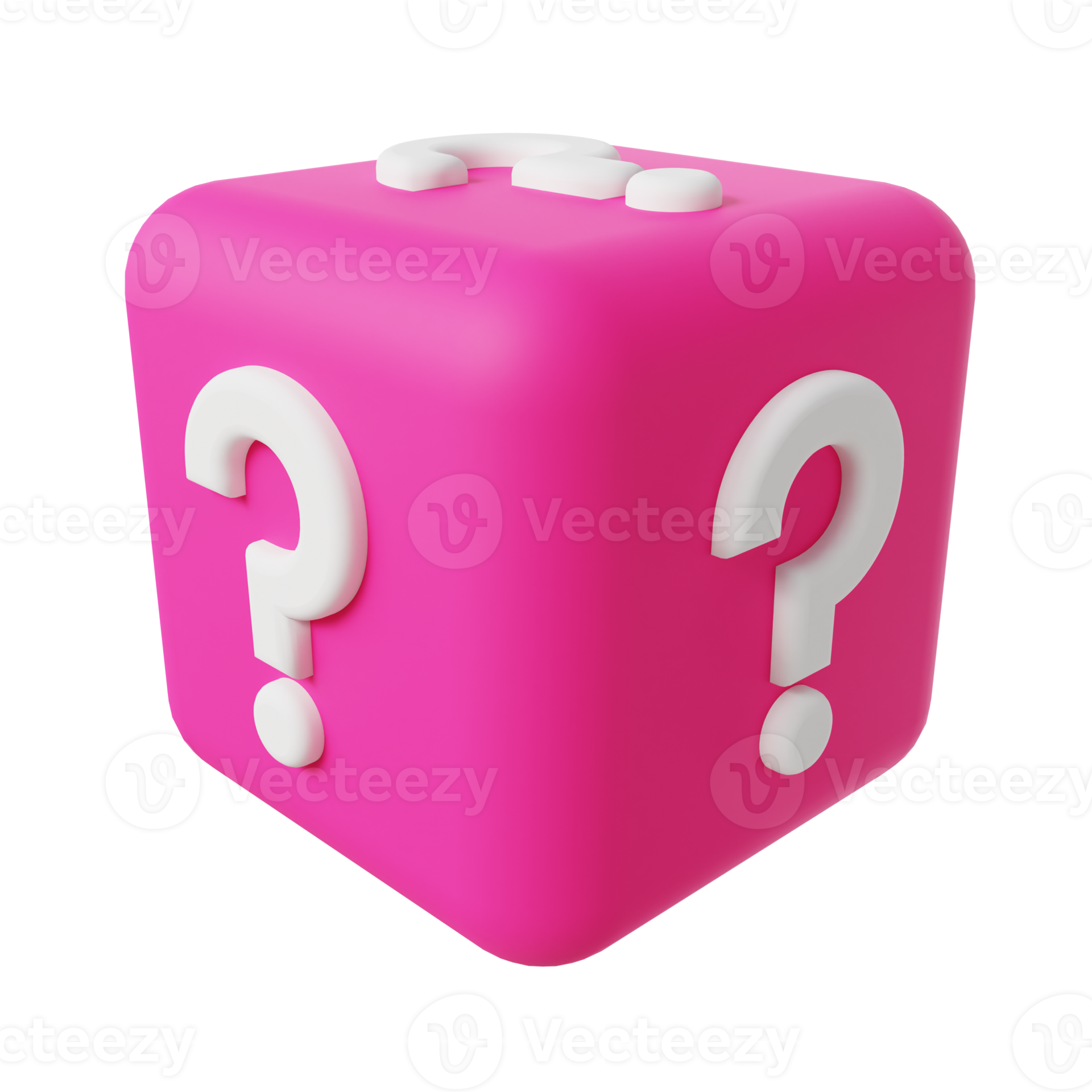 Box with Question Mark 3d Illustration 16617865 PNG