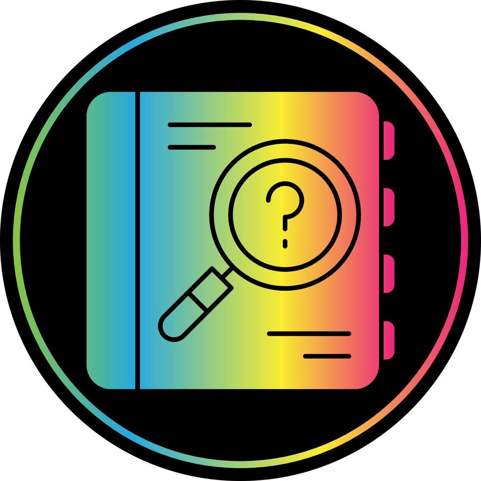 Mystery Vector Icon Design