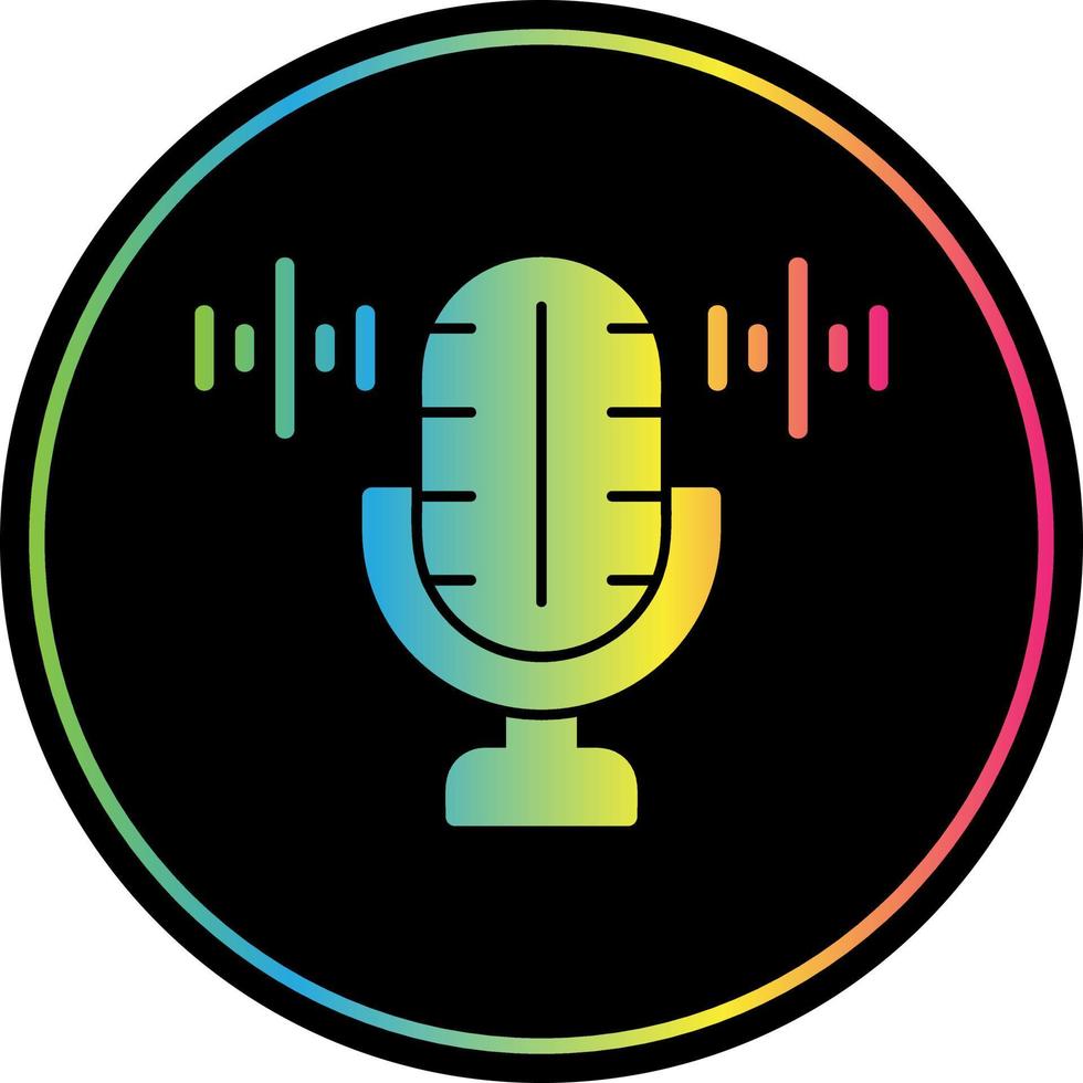 Voice Recorder Vector Icon Design