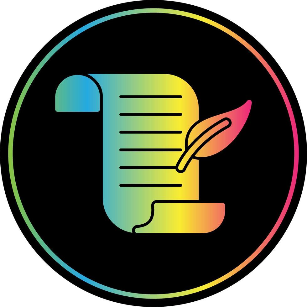 Screenplay Vector Icon Design