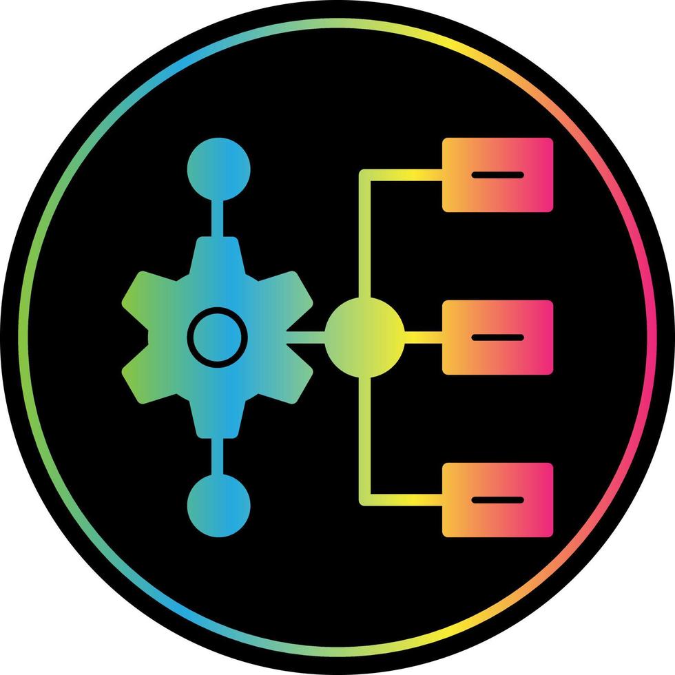 Workflow Vector Icon Design