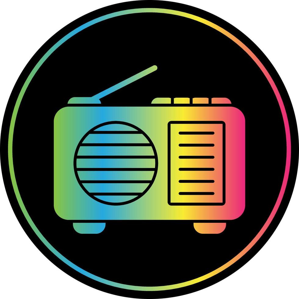 Radio Vector Icon Design