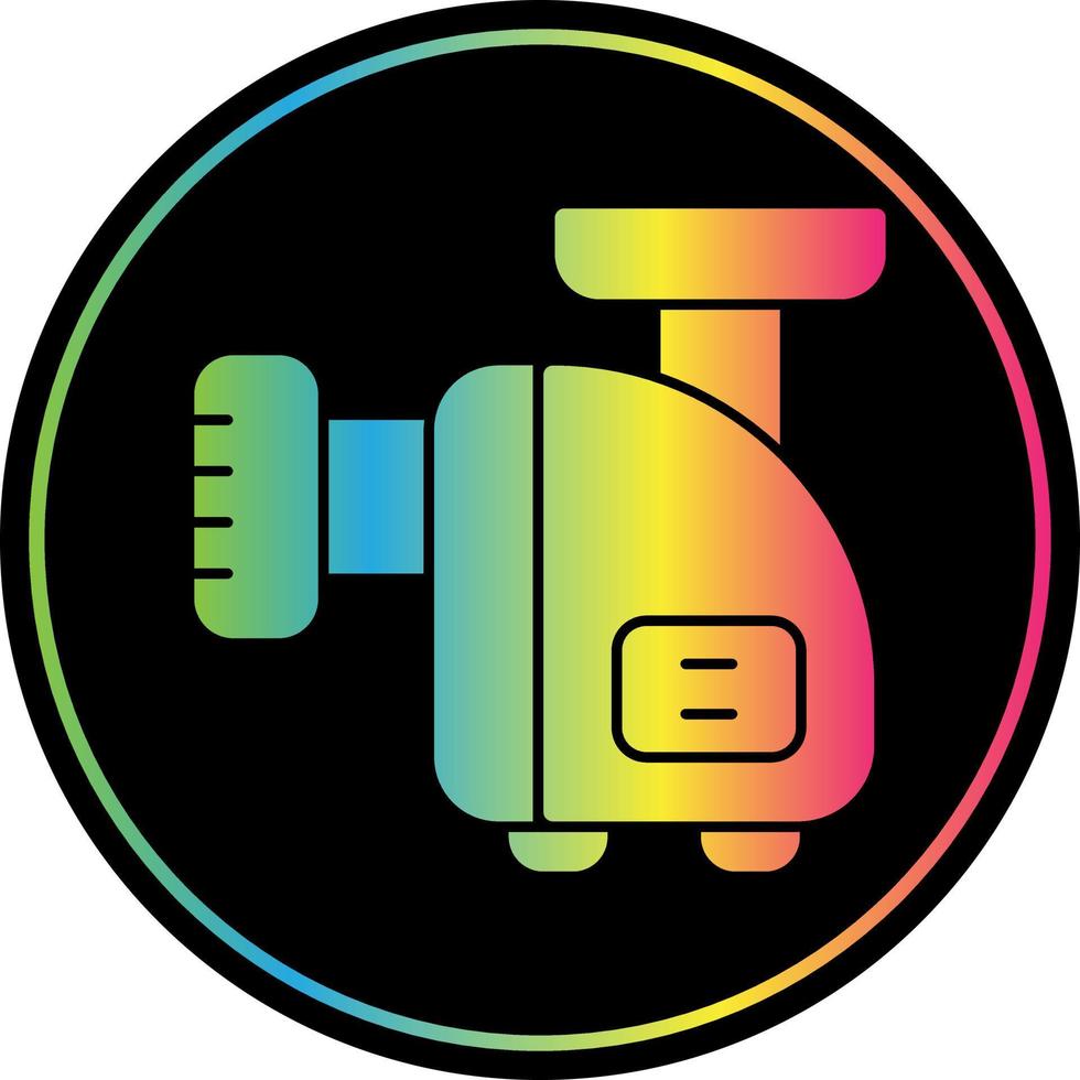 Meat Grinder Vector Icon Design