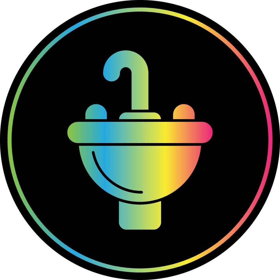 Wash Basin Vector Icon Design