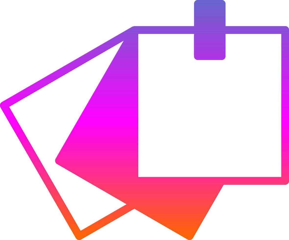 Sticky Notes Vector Icon Design