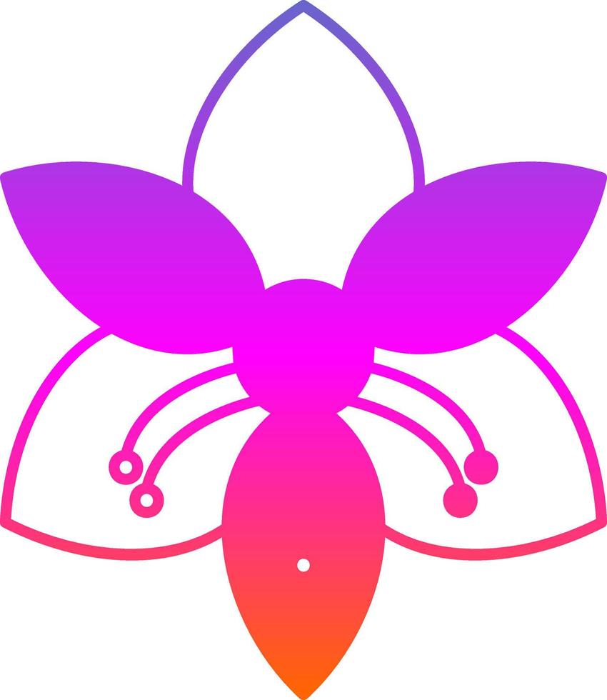 diseño de icono de vector de amarilis