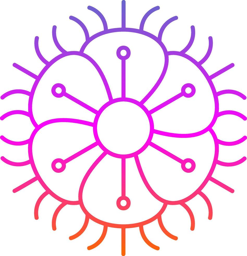Fringed Dianthus Vector Icon Design