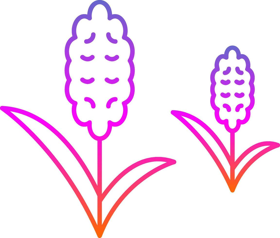 Hyacinth Vector Icon Design