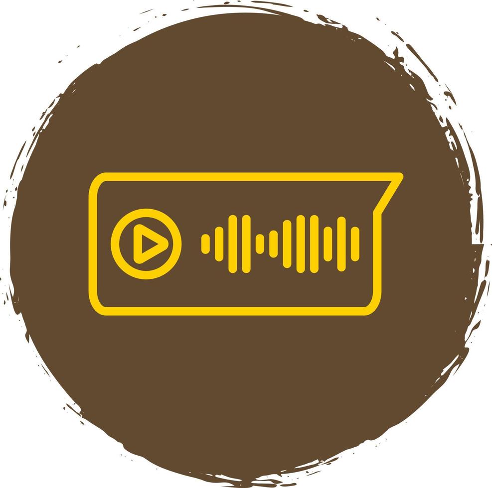 Voice Message Vector Icon Design