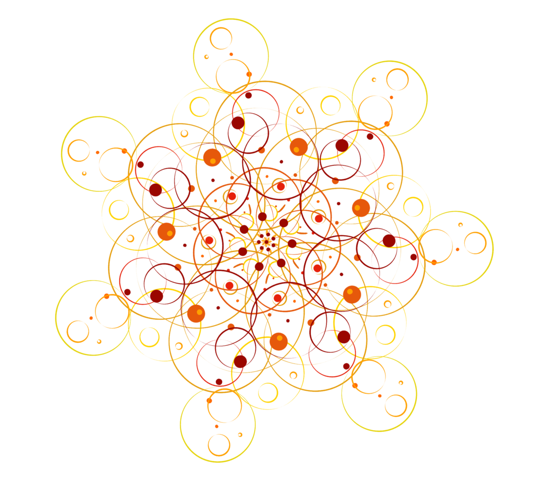 abstrakt blommig simetri png