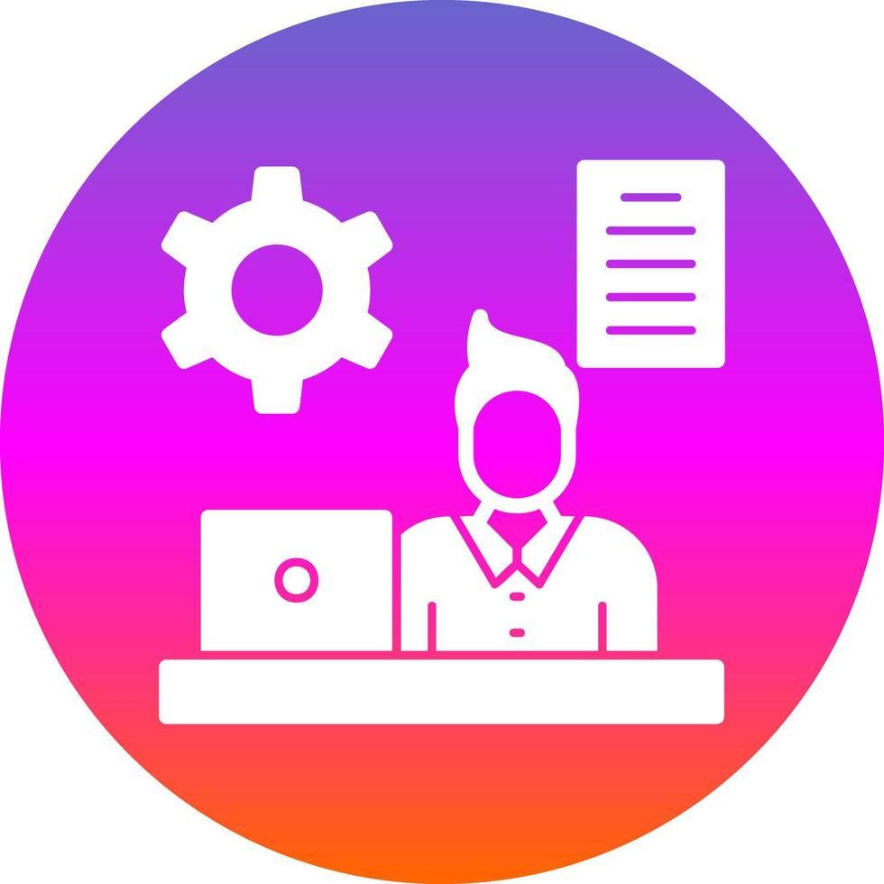 Multitasking Vector Icon Design