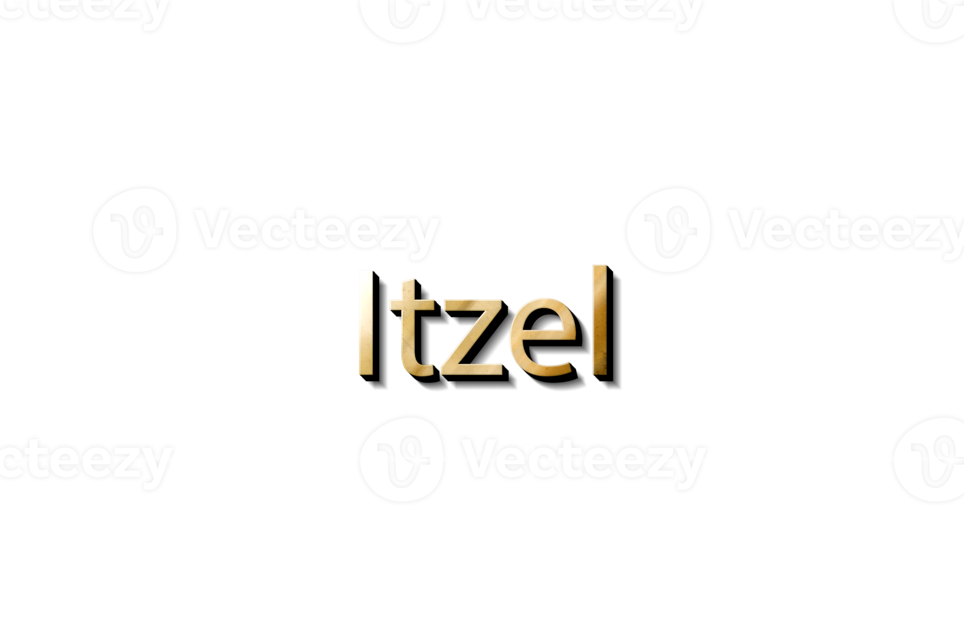 ITZEL NAME 3D 16618497 PNG