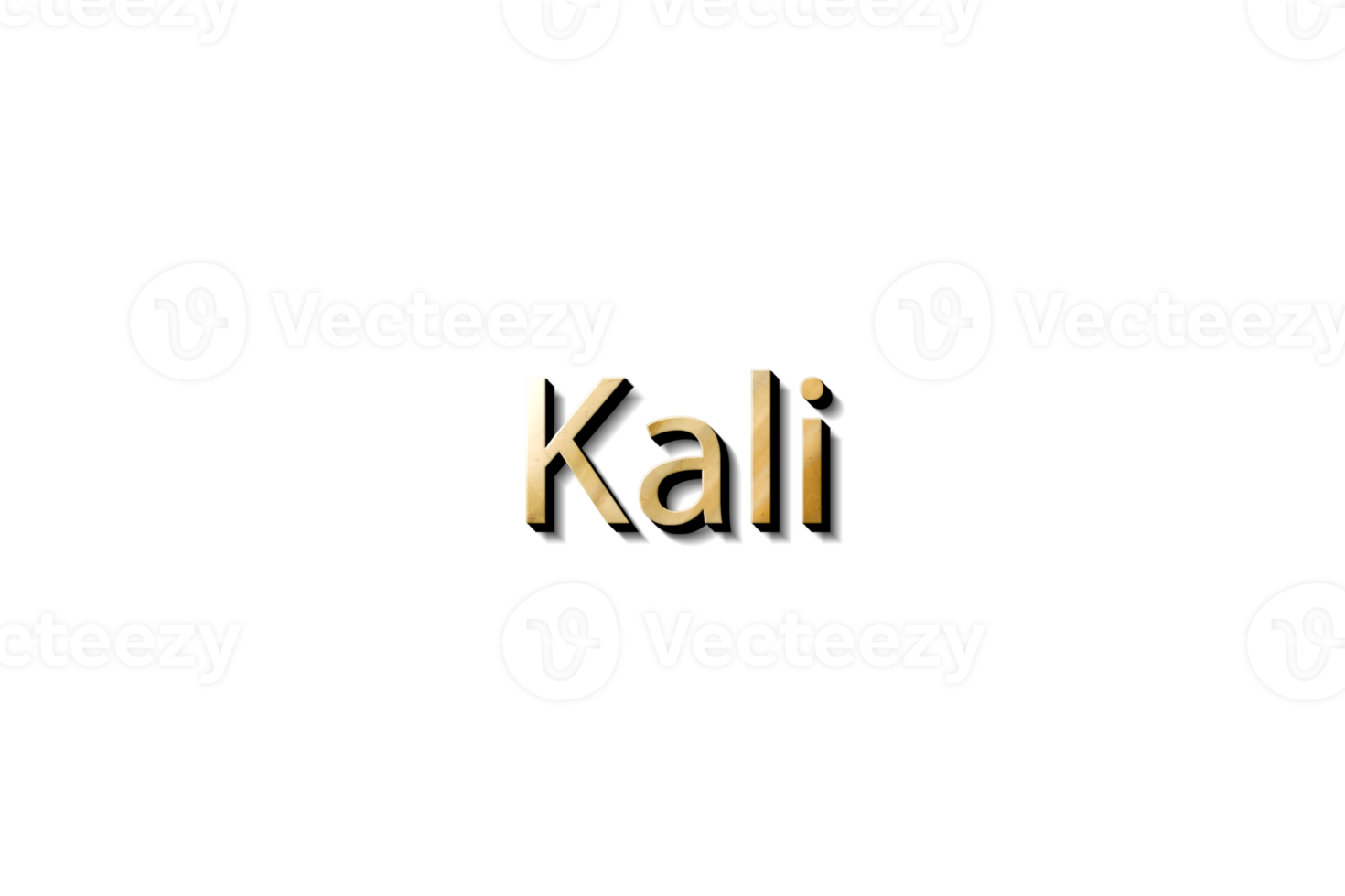 KALI NAME 3D png