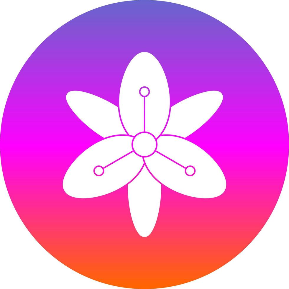 Tiger Lily Vector Icon Design