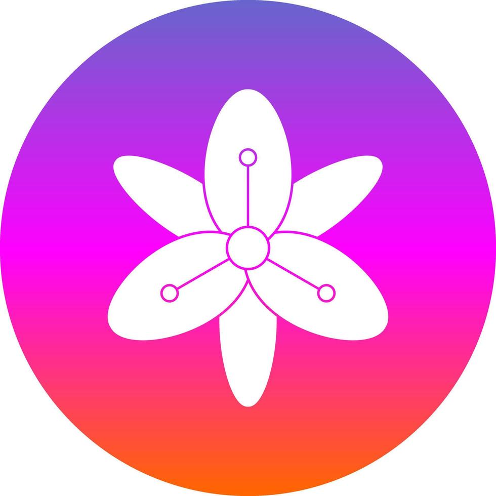 Tiger Lily Vector Icon Design