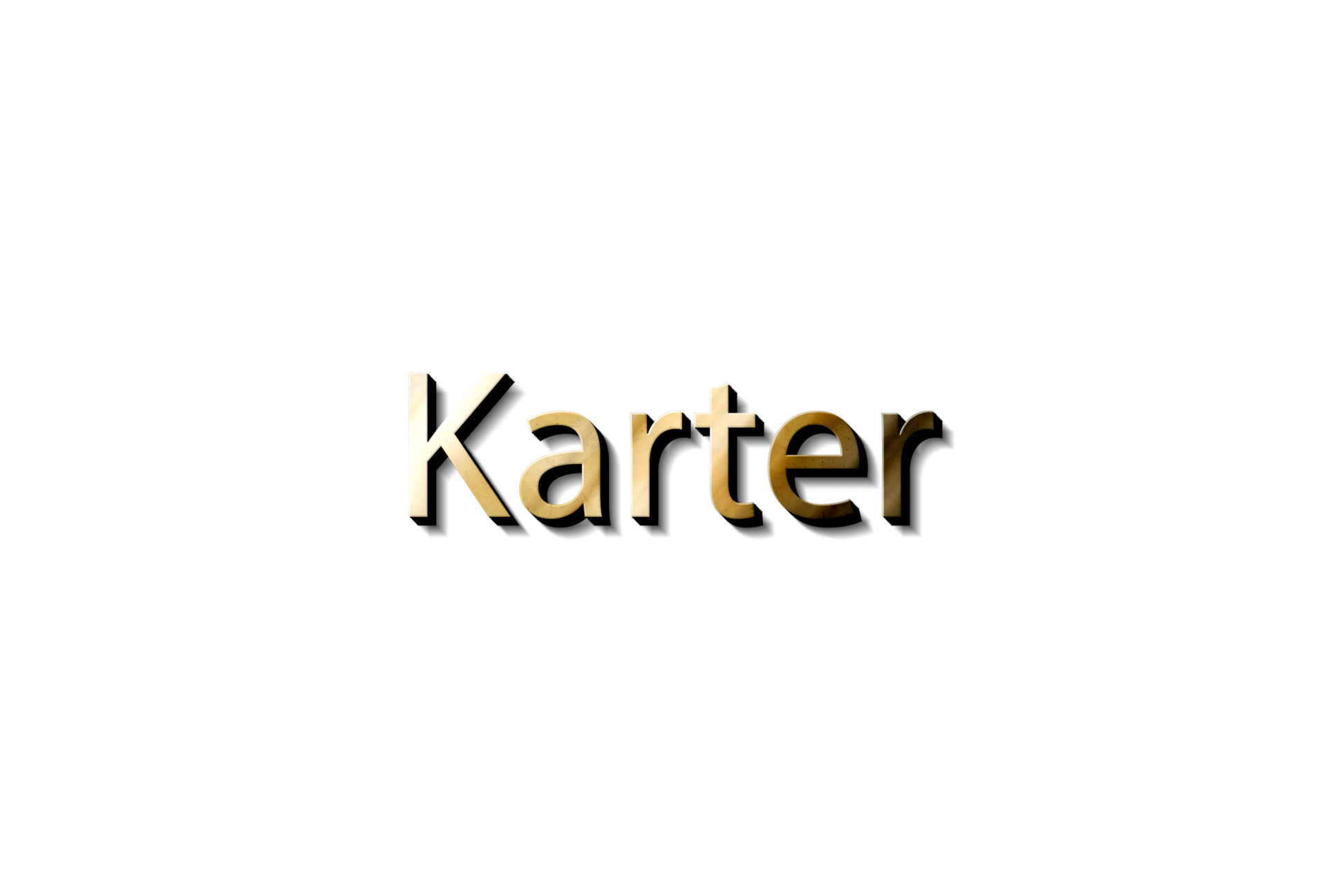 KARTER NAME 3D 16618573 PNG