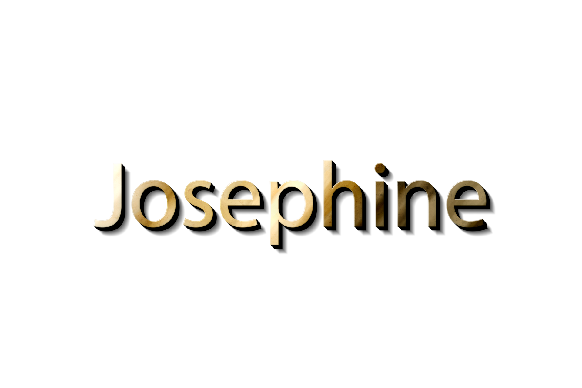 Free JOSEPHINE NAME 3D 16618586 PNG with Transparent Background