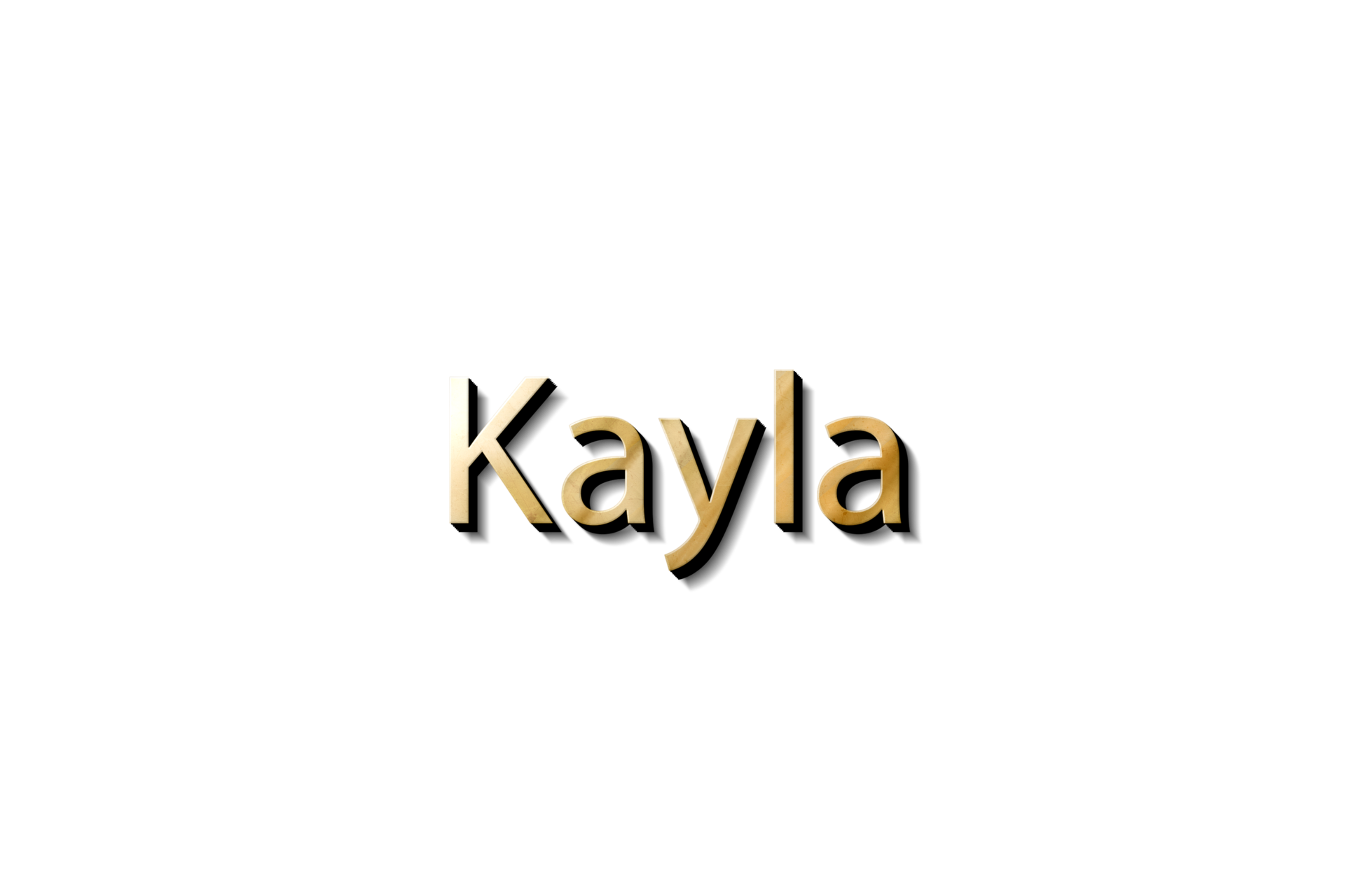 KAYLA NAME 3D 16618599 PNG