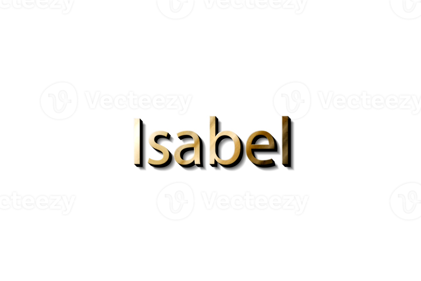 ISABEL NAME 3D png