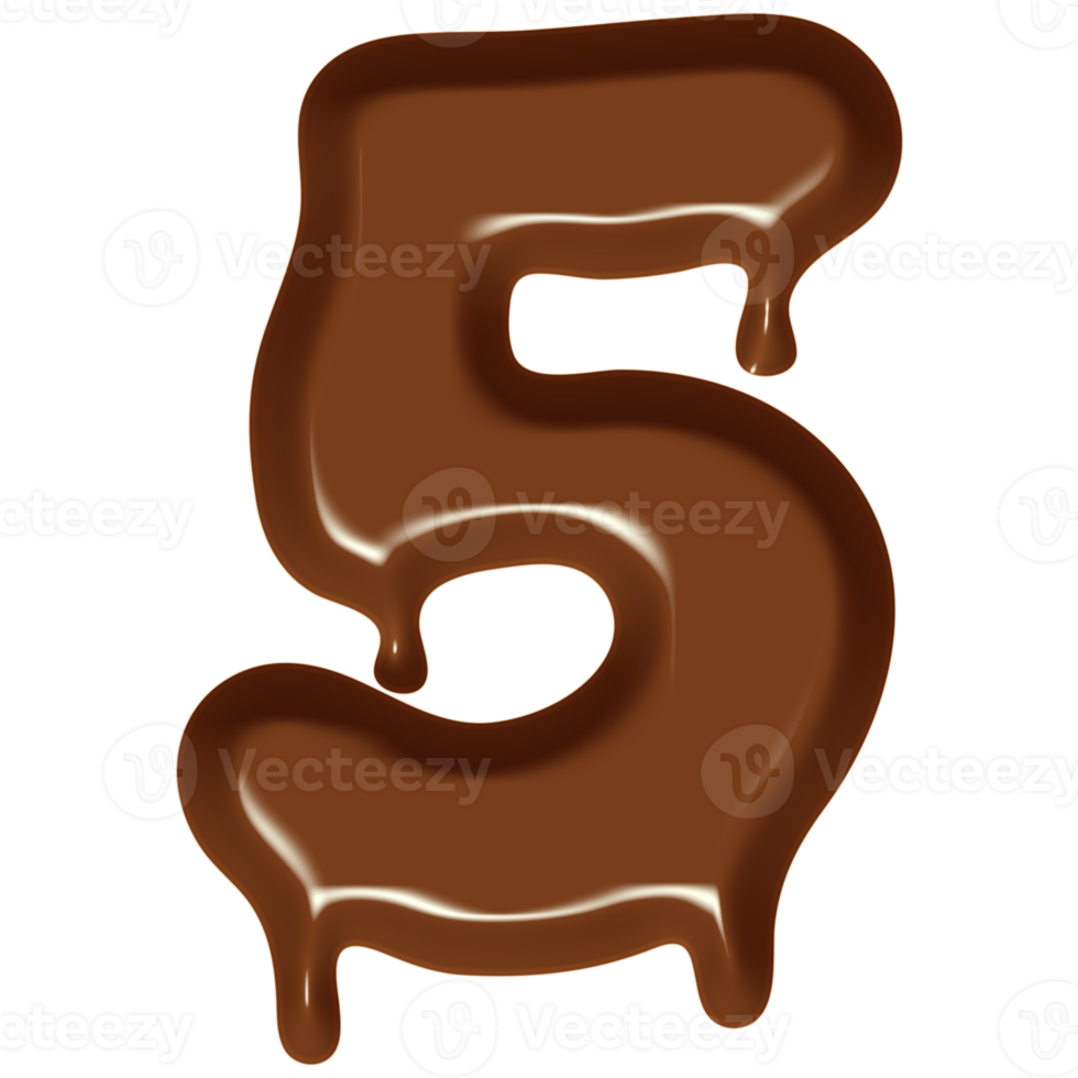 Chocolate Flow Effect Number. png